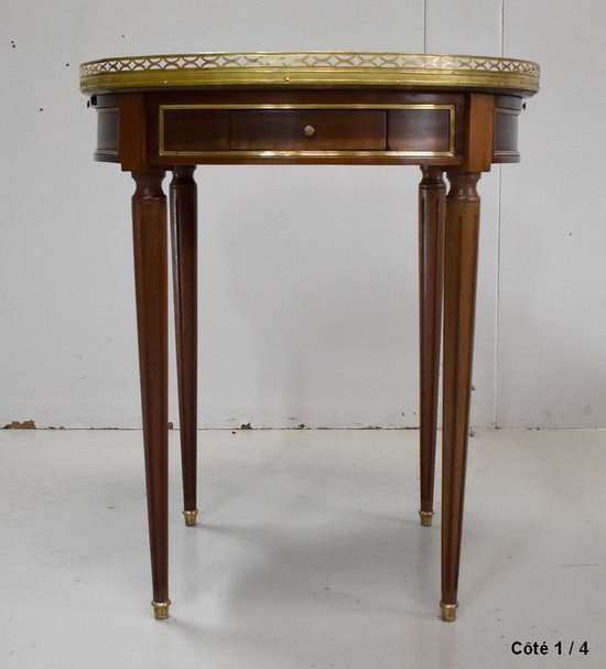 Table Bouillotte en Acajou, style Louis XVI - Début XXe