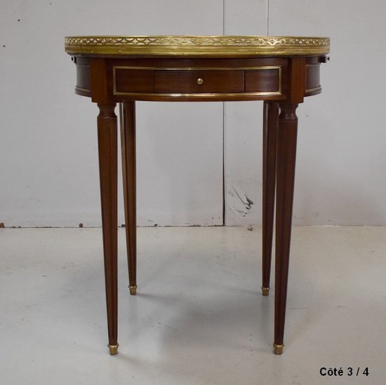Table Bouillotte en Acajou, style Louis XVI - Début XXe