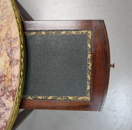 Table Bouillotte en Acajou, style Louis XVI - Début XXe