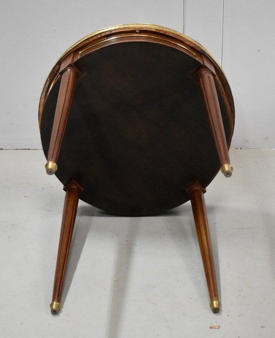 Table Bouillotte en Acajou, style Louis XVI - Début XXe
