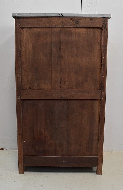 Piccola borsa da viaggio "Return from Egypt" in legno di ciliegio - Inizio XIX secolo
