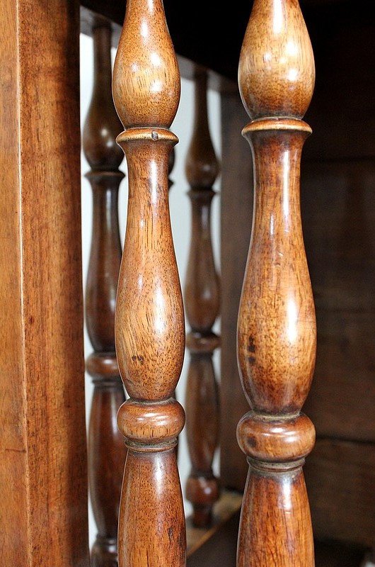Authentique Petite Panetière en Noyer, époque Louis Philippe - Milieu XIXe