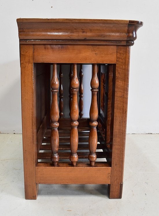 Authentique Petite Panetière en Noyer, époque Louis Philippe - Milieu XIXe