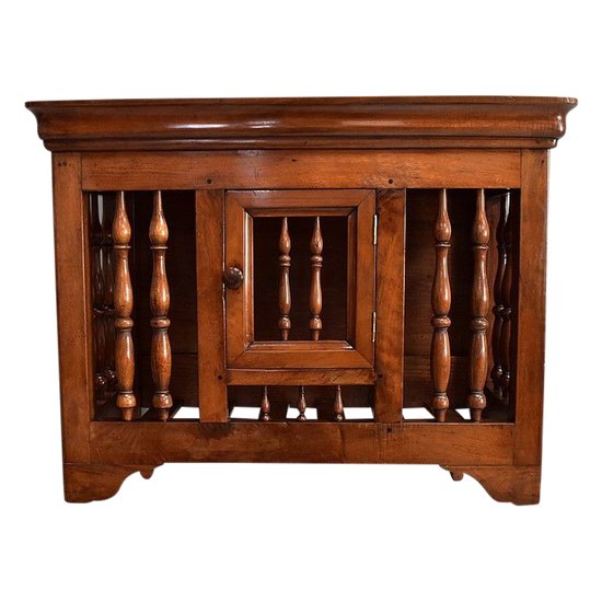 Genuine small walnut bread rack, Louis Philippe period - Mid 19th century