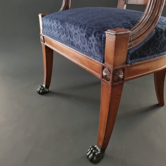 Jacob Frères, Stamped cabinet armchair of the Consulate period.