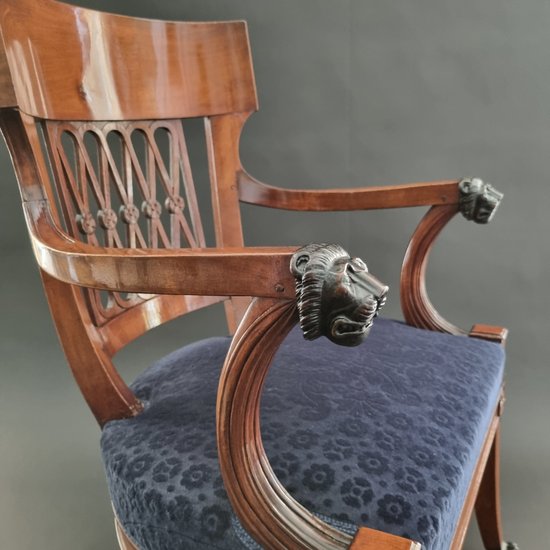 Jacob Frères, Stamped cabinet armchair of the Consulate period.