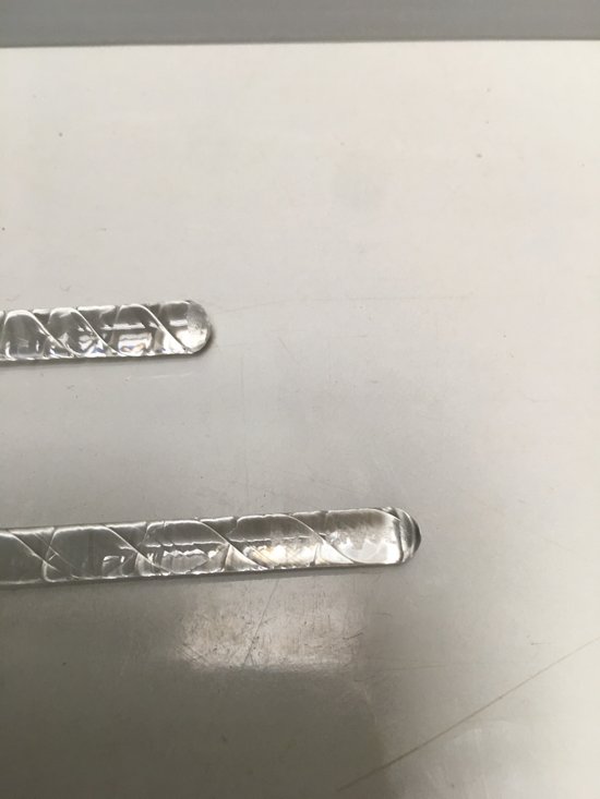 Coppia di agitatori per champagne RENÉ LALIQUE