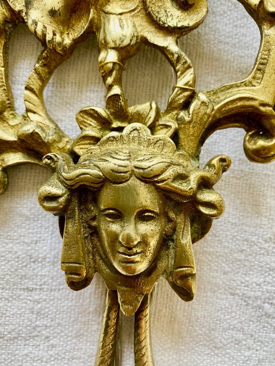 Paire d'appliques en bronze doré