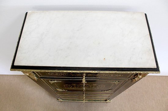 Secrétaire en Bois noirci, époque Napoléon III – XIXe 