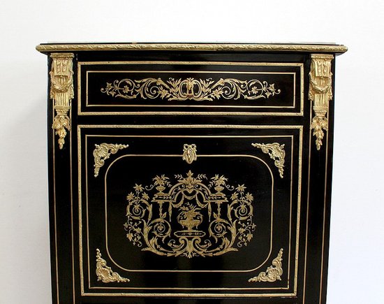 Secrétaire en Bois noirci, époque Napoléon III – XIXe 