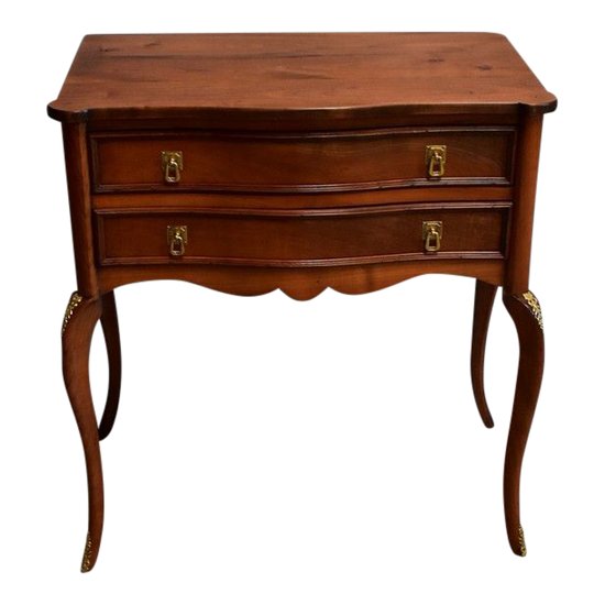 Petite Commode dite Perruquière, en Merisier, de style Louis XV - Début XXe