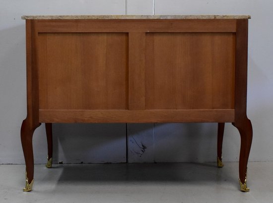 Commode Sauteuse en Acajou, style Transition Louis XV / Louis XVI – Début XXe