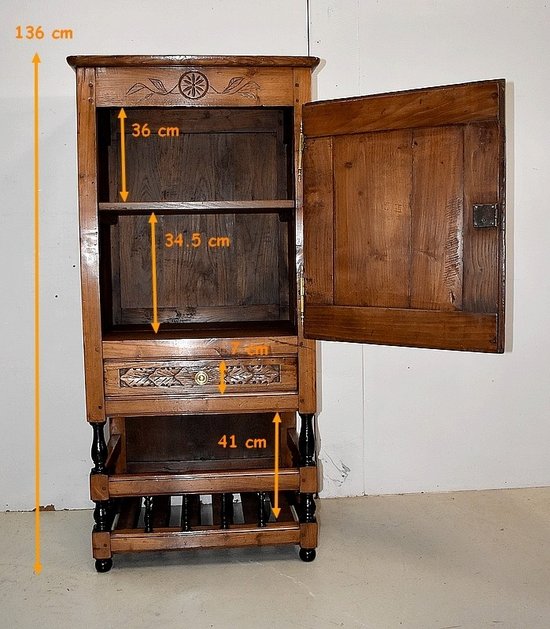 Garde-Manger Égouttoir en Châtaigner massif – Milieu XIXe