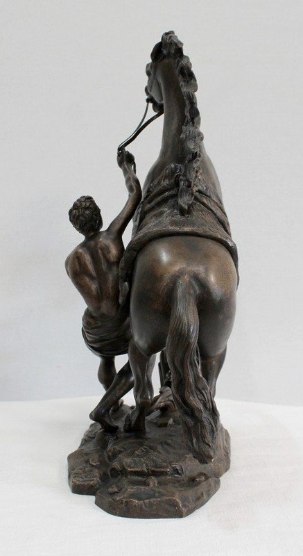Bronze « Cheval de Marly », d’après G. Coustou – XIXe