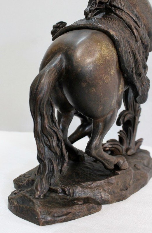 Bronze « Cheval de Marly », d’après G. Coustou – XIXe