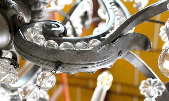 Bronze Half Cage Chandelier - End of XIXth century
