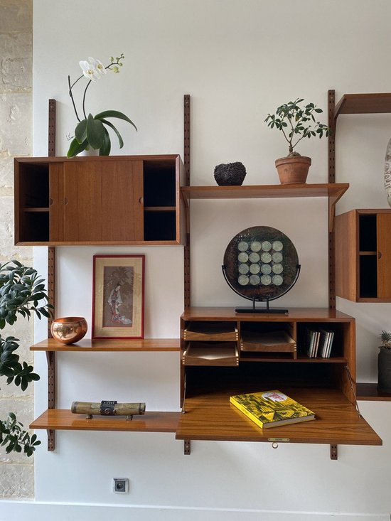 Cadovius set "Royal System" 4 Colonne in teak, 1970