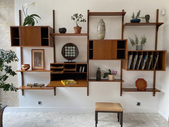 Cadovius set "Royal System" 4 Colonne in teak, 1970