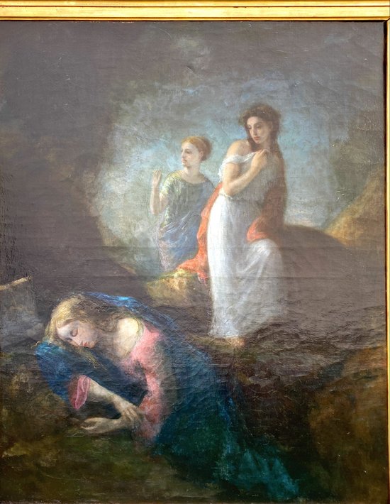 Tabelle, Gemälde von Saint Madeleine.