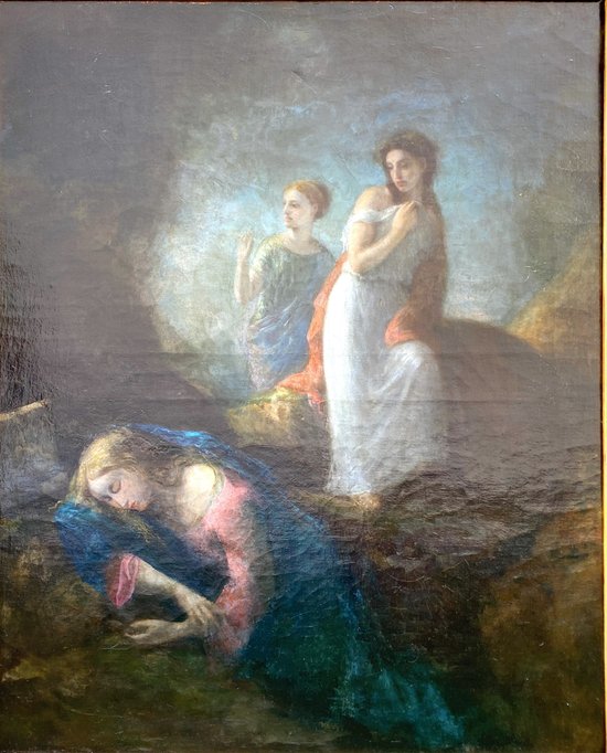 Tabelle, Gemälde von Saint Madeleine.