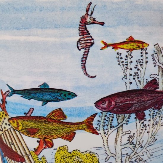 1990 Magnificent "Aquarium" floor lamp by Piero Fornasetti for Antonangeli