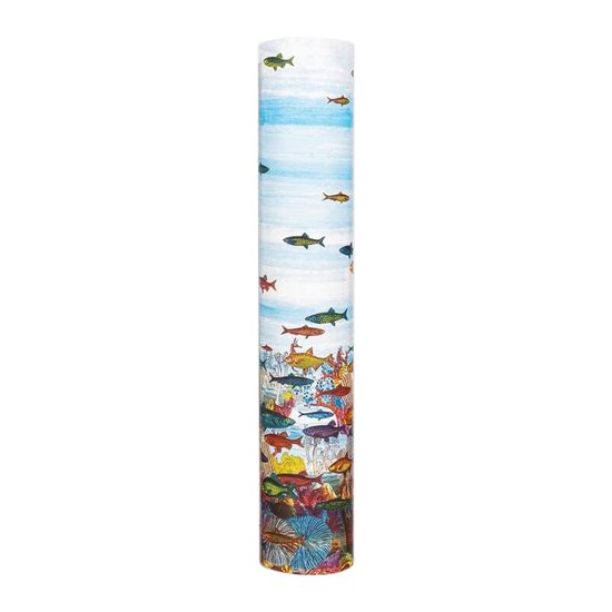 1990 Magnificent "Aquarium" floor lamp by Piero Fornasetti for Antonangeli
