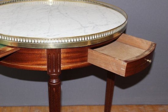 Table bouillotte de style Louis XVI vers 1920