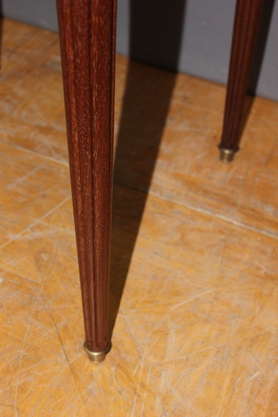 Table bouillotte de style Louis XVI vers 1920