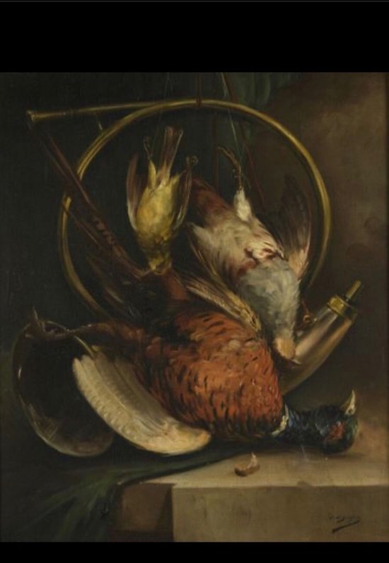 BOURGUIGNON Jagdhorntrophäe