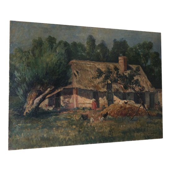 Thatched cottage of P. DARMET