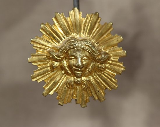 Marble and Gilt Bronze Pendulum, Maison Planchon, Louis XVI – 19th century style