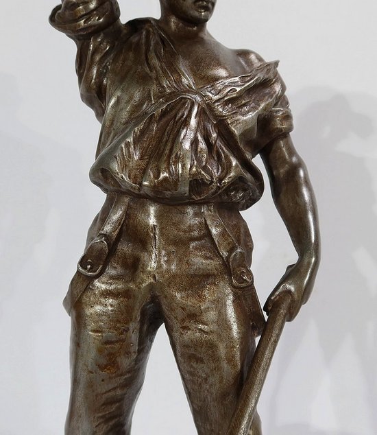 Scultura "Il Taglialegna", A.Gaudez - Inizio XX Sec