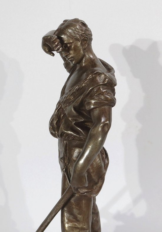 Scultura "Il Taglialegna", A.Gaudez - Inizio XX Sec