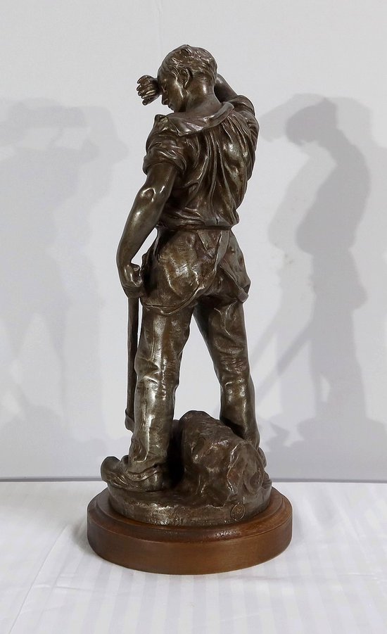 Scultura "Il Taglialegna", A.Gaudez - Inizio XX Sec