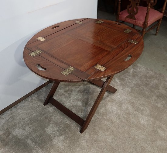 Table de Bateau « Butler » sur tréteaux – fin XIXe