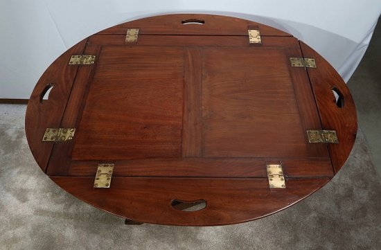 Table de Bateau « Butler » sur tréteaux – fin XIXe