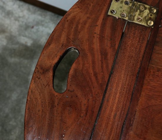 Table de Bateau « Butler » sur tréteaux – fin XIXe