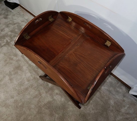 Table de Bateau « Butler » sur tréteaux – fin XIXe