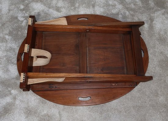 Table de Bateau « Butler » sur tréteaux – fin XIXe