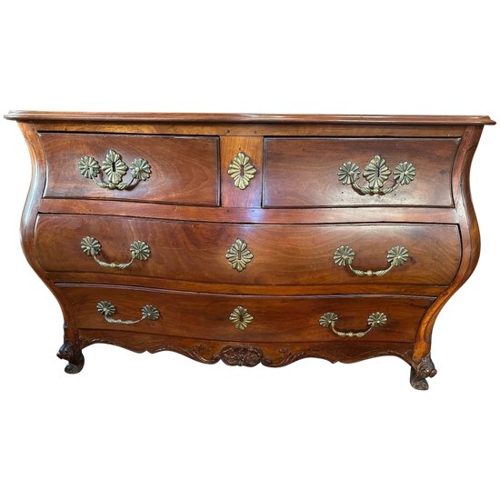 COMMODE DE PORT 18ème DE FORME TOMBEAU