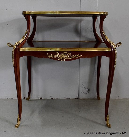 Table à Thé en Marqueterie, style Louis XV – Début XXe
