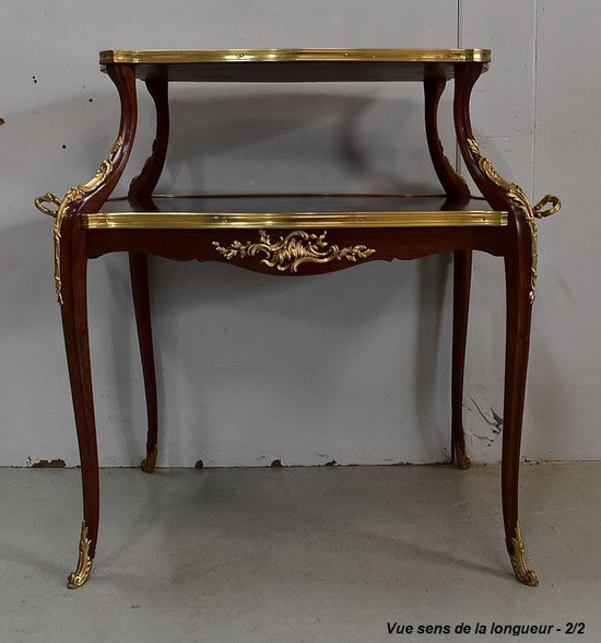 Table à Thé en Marqueterie, style Louis XV – Début XXe