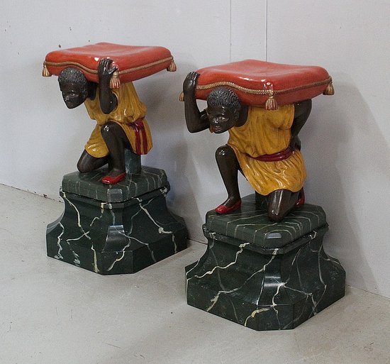 Pair of Venetian Seats - 1st part 20th century
