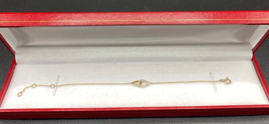 BRACCIALE IN ORO 9K E DIAMANTI