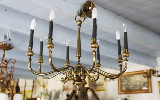 Bronze chandelier year 1900's 