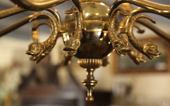 Bronze chandelier year 1900's 