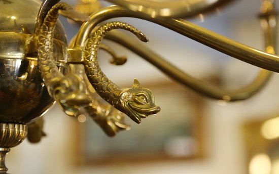 Bronze chandelier year 1900's 