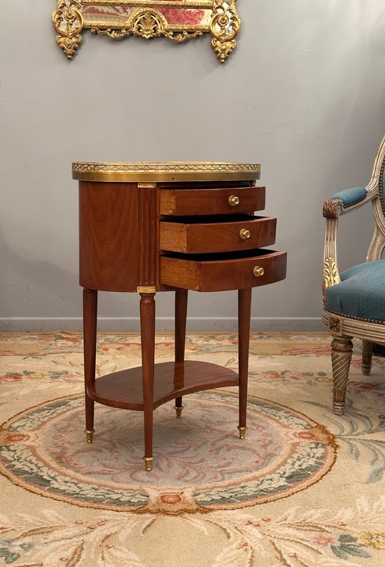 Table de Salon En Acajou d'Epoque Louis XVI Vers 1780