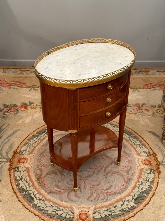 Table de Salon En Acajou d'Epoque Louis XVI Vers 1780