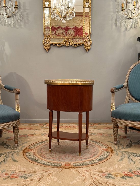 Table de Salon En Acajou d'Epoque Louis XVI Vers 1780